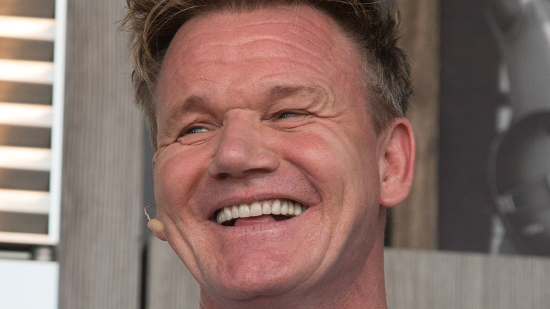 Gordon Ramsay smiling
