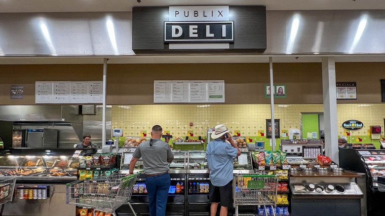 Publix store interior showing the deli