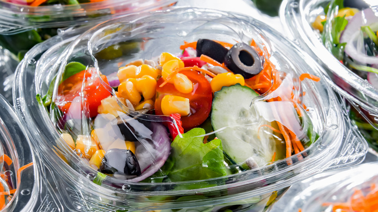 pre-packaged salad