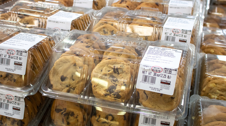 packages of Kirkland signature cookies