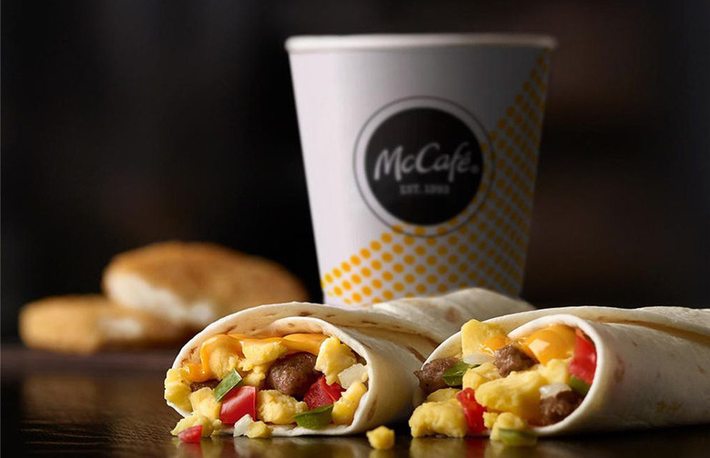Breakfast: Sausage Burrito