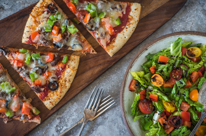 pizza salad