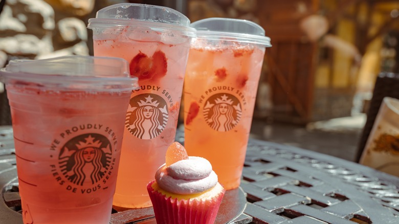 Starbucks strawberry refreshers