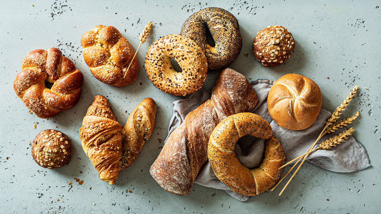birdseye of baked goods