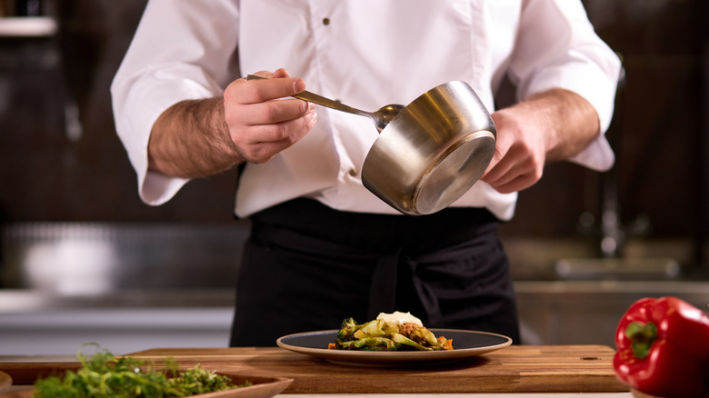 Chef cooking