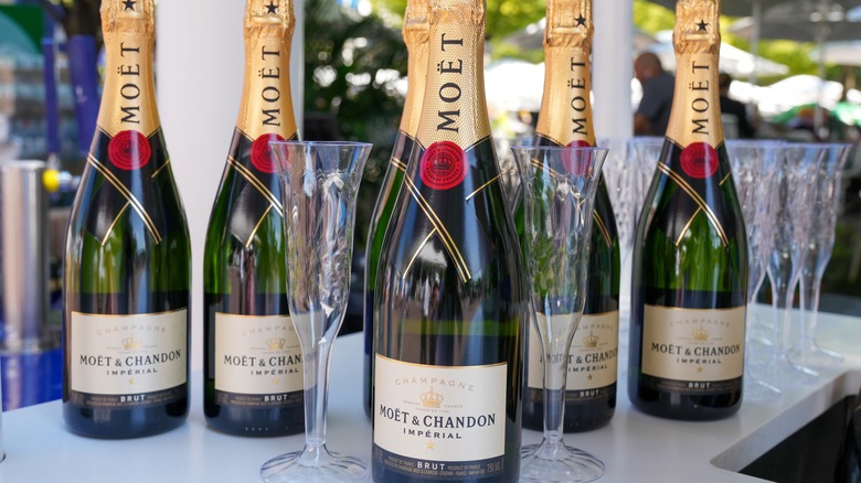 Bottles of Moët & Chandon's Imperial Brut