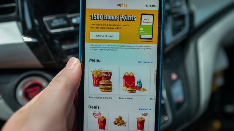 McDonald's app