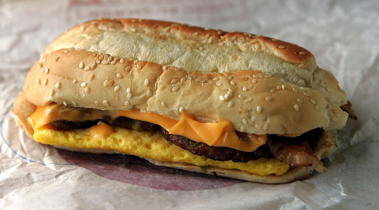 Burger King's Enormous Omelet Sandwich