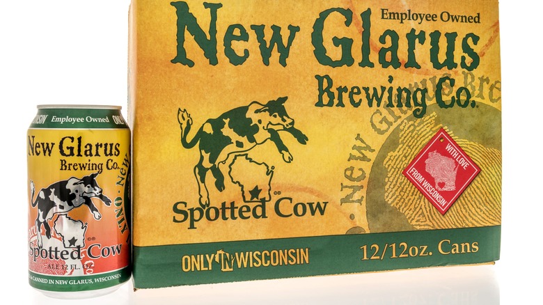 can and case of spotted crow beer