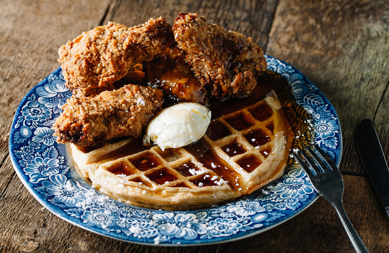 Chicken and waffles