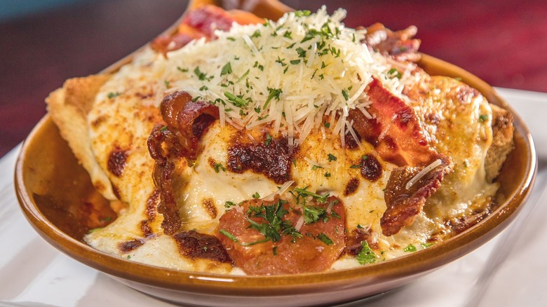 Hot Brown sandwich from the Brown Hotel