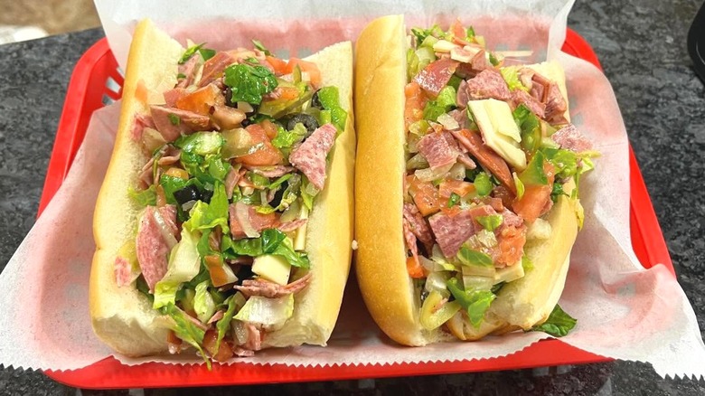 Deli sub from Moe's in Seabrook, NH