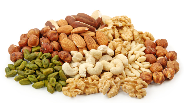 pile assorted nuts
