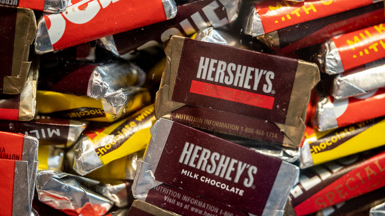 variety of Hershey's Miniatures