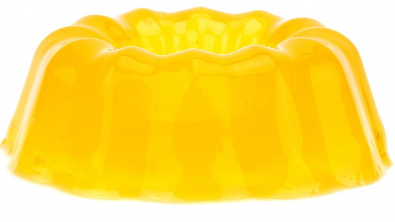yellow Jell-O mold