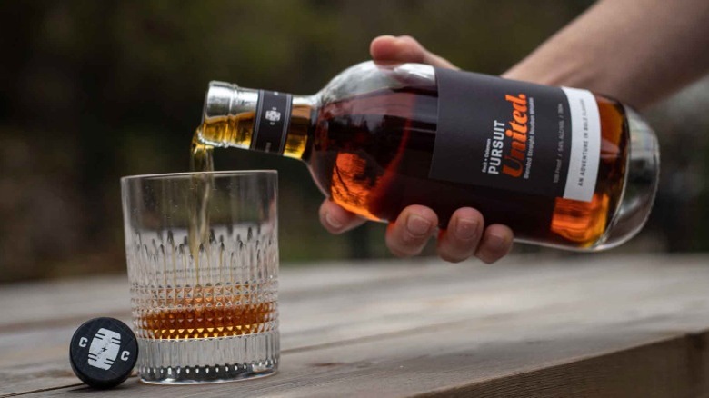 Pursuit United Bourbon bottle