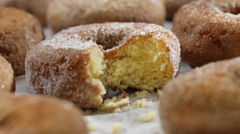 bite taken out of donut