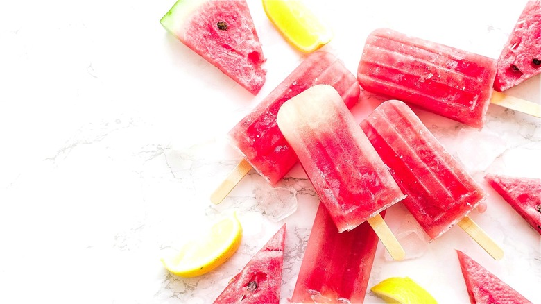 watermelon popsicles 