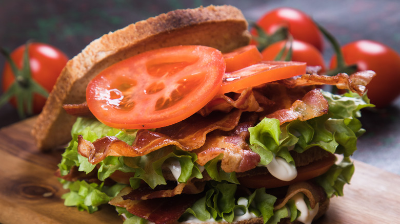 Classic BLT sandwich