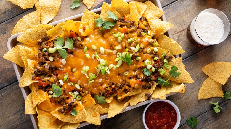 Sheet pan nachos