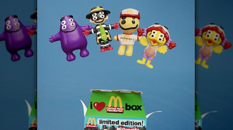 Adult Happy Meal throwback figurines