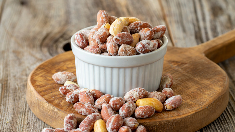 Bowl of peanuts