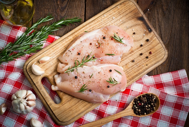 raw chicken