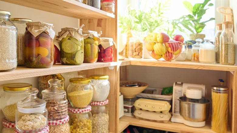 Organized pantry