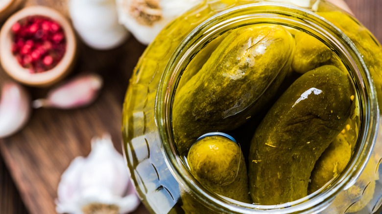 Jar of pickles