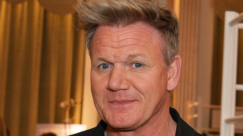 Closeup of Gordon Ramsay