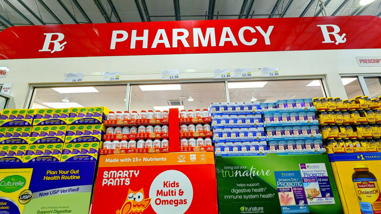 Costco pharmacy sign