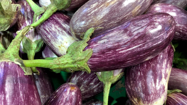 Small eggplants