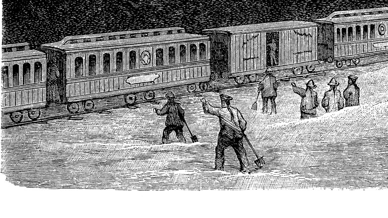 Chinese railway workers