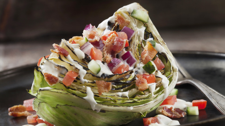 Classic wedge salad