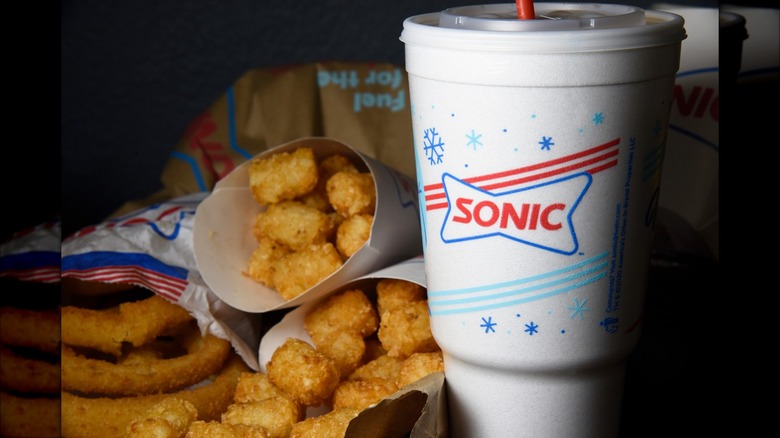 Sonic tater tots and onion rings