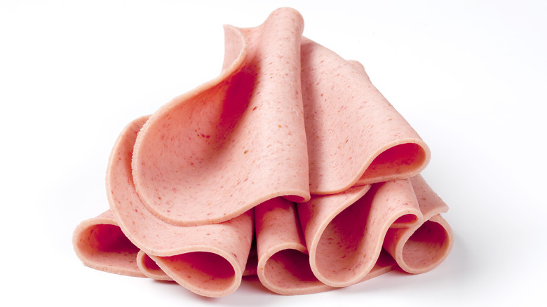 Slices of bologna