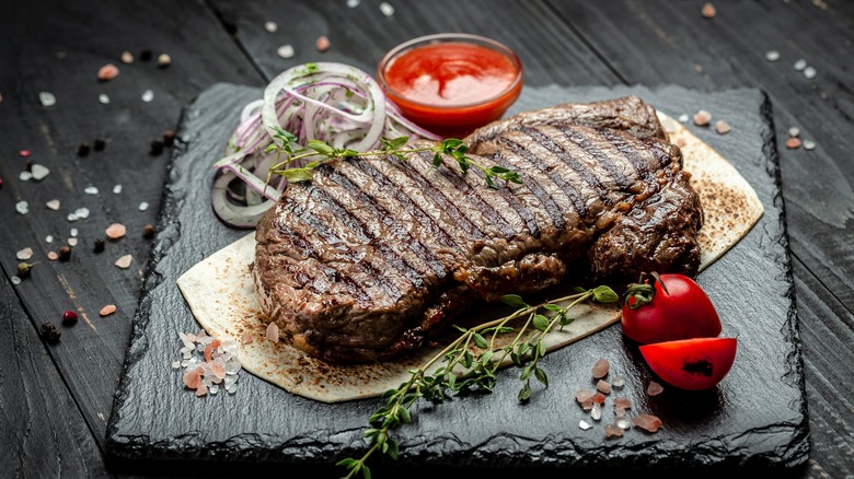 dry-aged ribeye steak