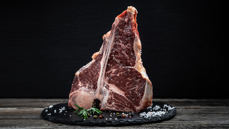 dry-aged porterhouse steak