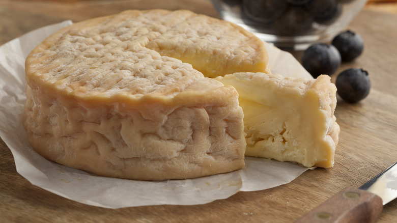 Wheel of Époisses cheese