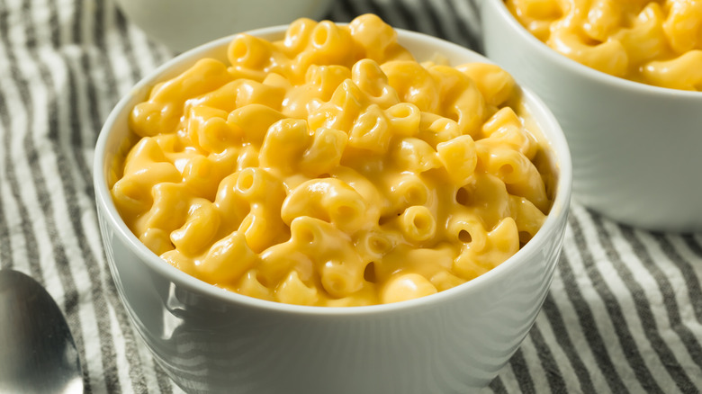 Bowl of macaroni and cheese