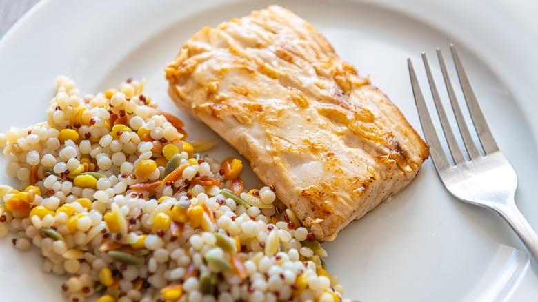 Cooked fish fillet
