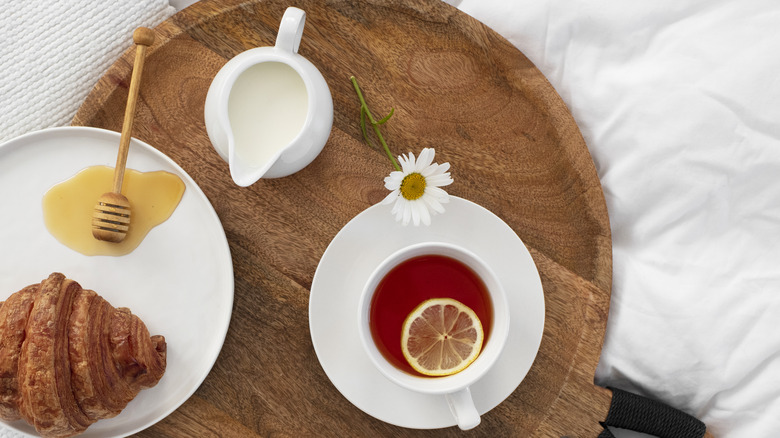 Cup of tea with milk