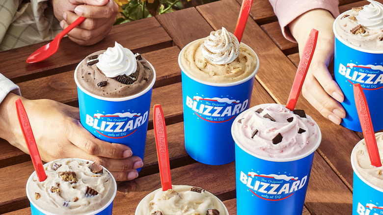 Various DQ menu items
