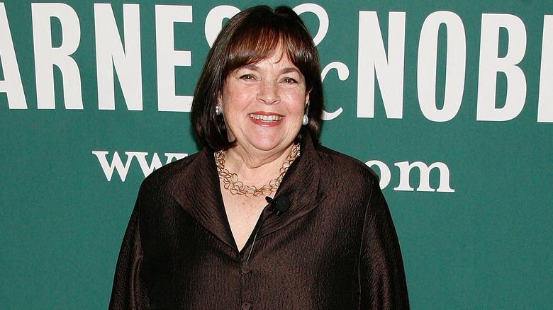 ina garten in brown shirt