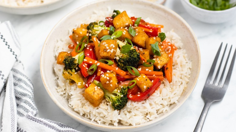 Tofu stir fry