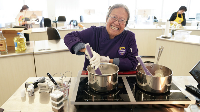Marilyn Santos-McNabb cooking sugar