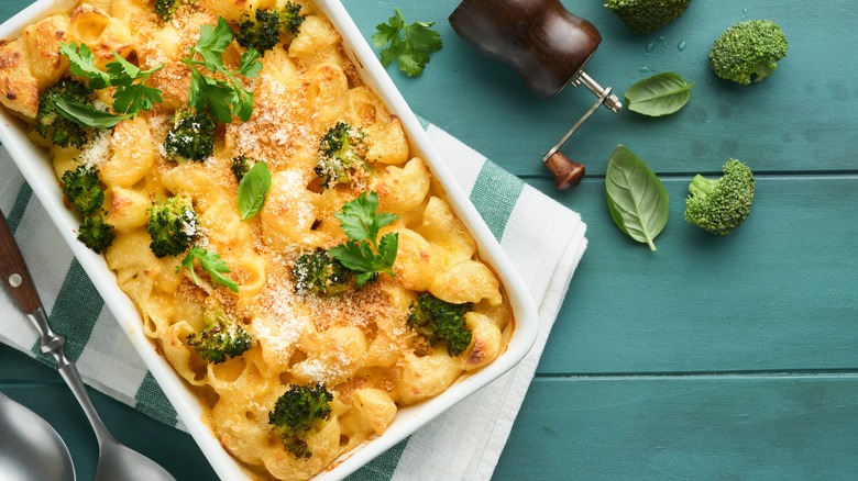 Pasta broccoli casserole