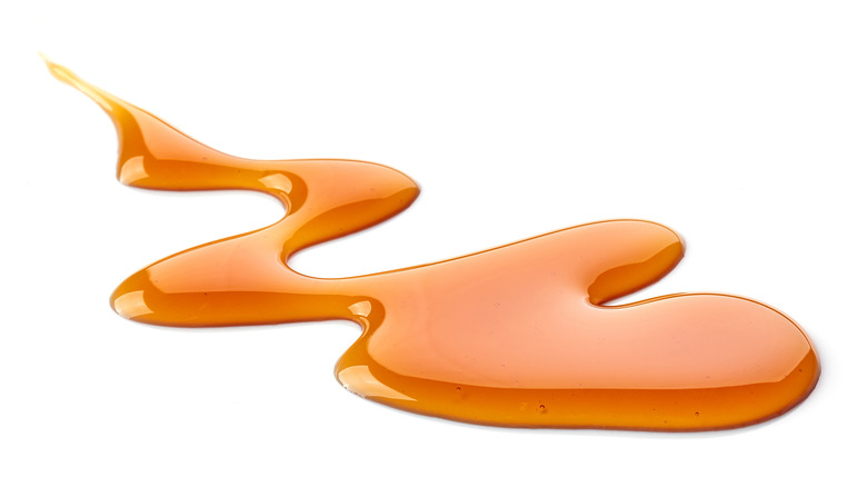caramel, melted sugar