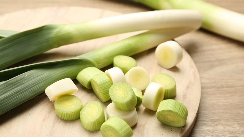 Rings of leeks