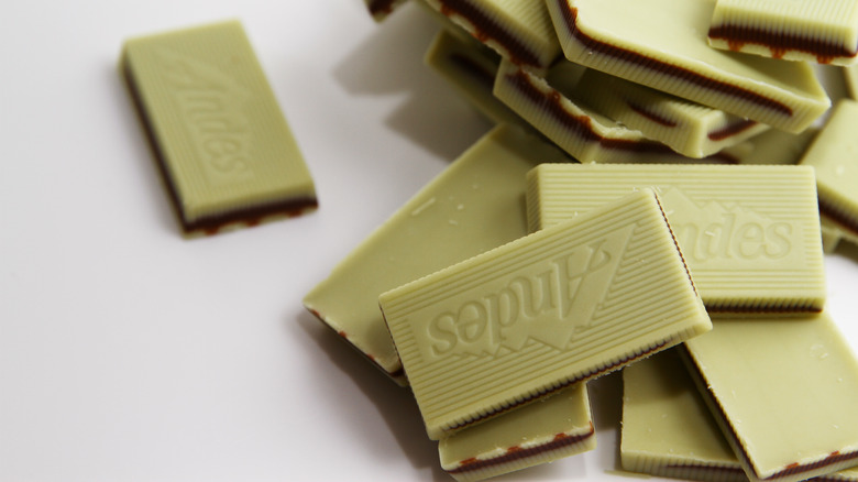 Andes chocolate mint candies